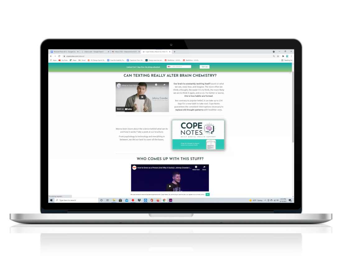 Cope Notes MacBook Pro