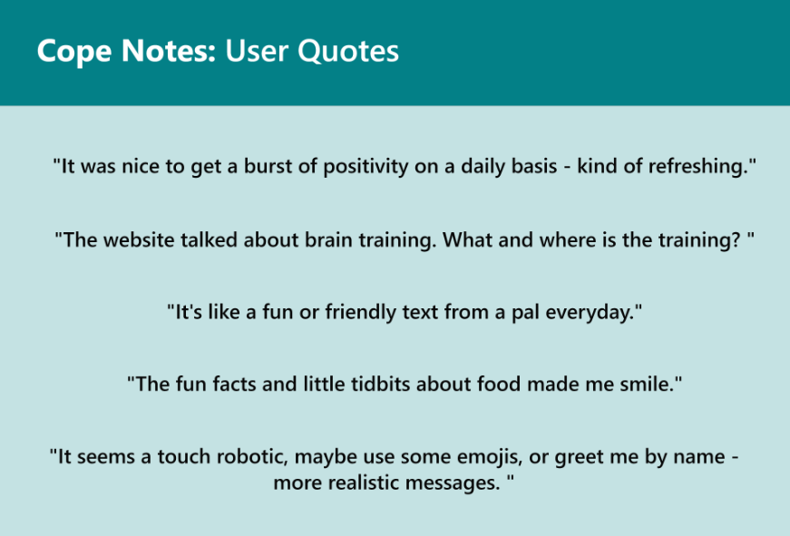 User Quotes