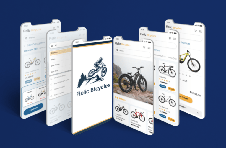 High fidelity v2 designs for Relic Bicycles